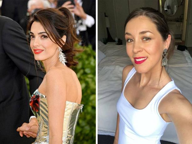 Secrets de beauté d'Amal Clooney: look gala du Met