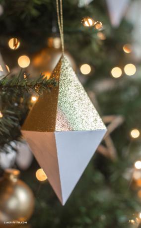 Ornamenten diy papier geode