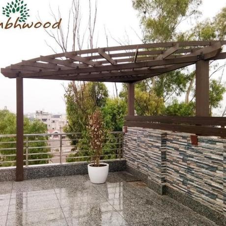 Pergola ad angolo