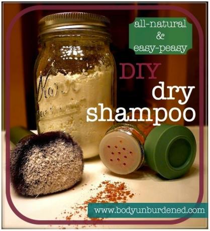Vše přírodní suchý šampon
