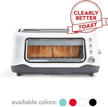 Dash Clear View Extra-Breitschlitz-Toaster mit Fenster