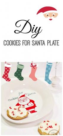 산타 DIY 접시용 쿠키