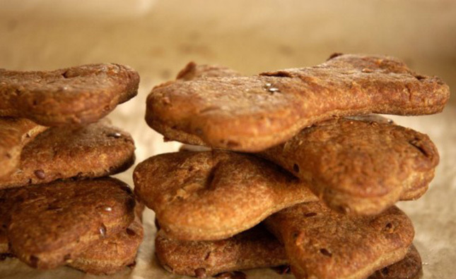 Biscuits maison pour chiens aux graines de faux