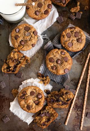 Pindakaas Chocolade Muffins