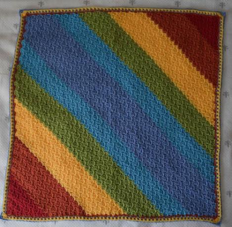 Детское одеяло Diagonal rainbows