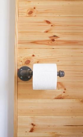 Porte-papier de toilette rustique bricolage
