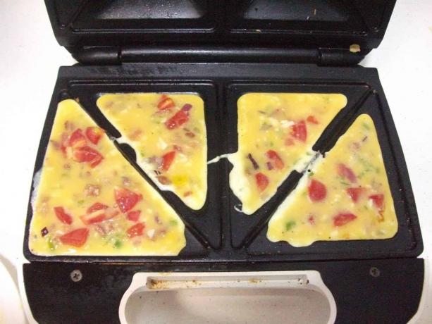 Sumuštinių virimo omletai