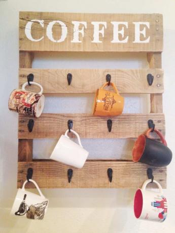 DIY pall kaffe krus rack