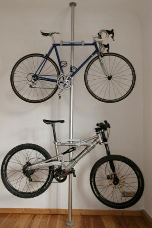 Post cykelställ DIY