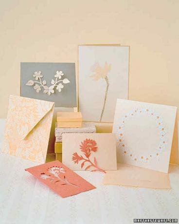 Cartes à découper en papier fleur bricolage