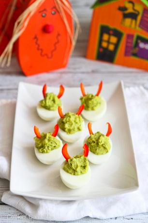 halloween deviled eggs