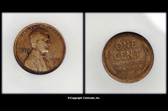 Lincoln Wheat Cent Graded Fine (F12)