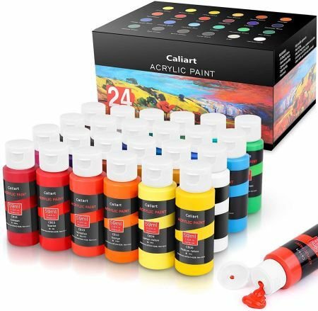 Acrylfarben-Set – Bastelbedarf für Kinder, Studenten und Erwachsene