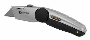 Stanley 10 777 fatmax mengunci pisau utilitas yang dapat ditarik