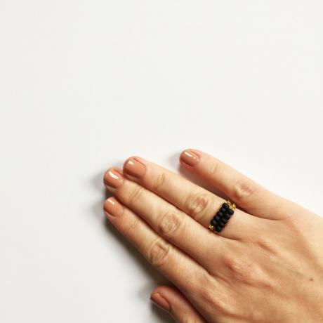 Prsteň a korálkový prsteň