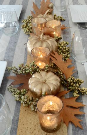 Diy Thanksgiving tafel middelpunt modern