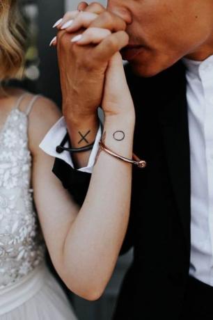 X a o svatební tetování