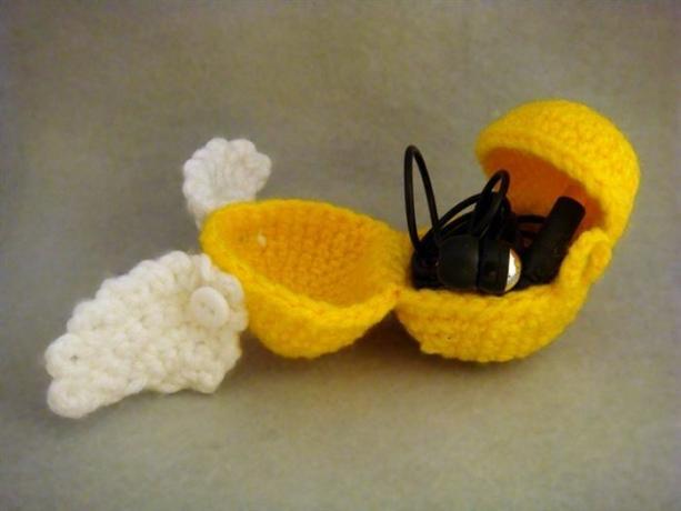 Crochet " snitch" ყურსასმენის ბურთი