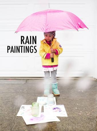 Malowanie deszczem