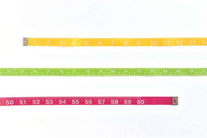 Herramientas de costura: cintas métricas