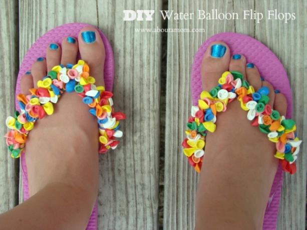 Vesipalli flip -flop DIY