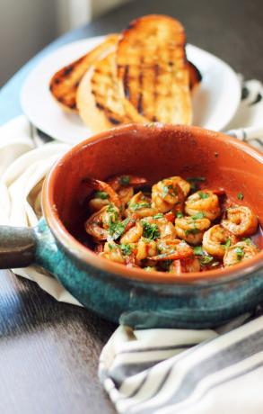 recette de tapas espagnoles aux crevettes