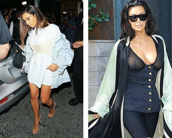Trend korzetu Kim Kardashian