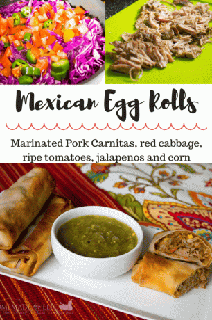Rollitos de huevo mexicano