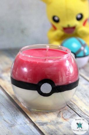 Diy Pokeball-kaarsen