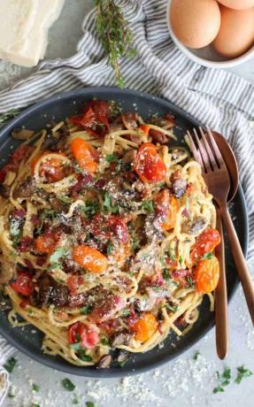 Rezept für Gemüsespaghetti