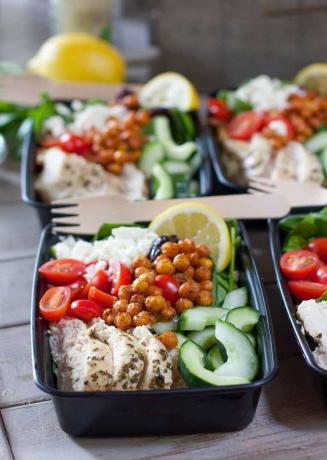 Griechischer Salat Meal Prep