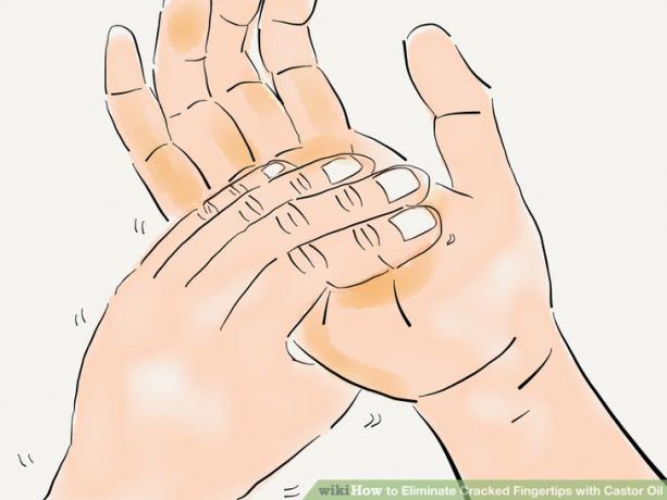 Ραγισμένα χέρια καστορέλαιο