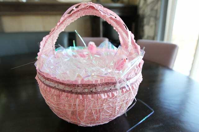 Velikonoční košíky z bavlněné příze