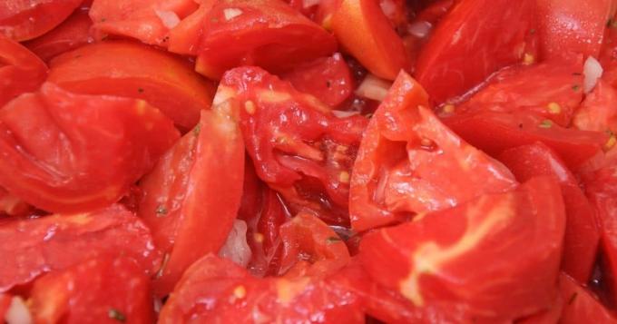 Tiefgekühlte gehackte Tomaten für Eintöpfe und Suppen