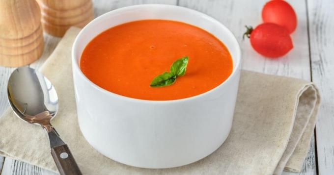 Gambar sup tomat