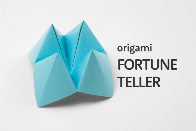 origami cootie lapač instrukce 00