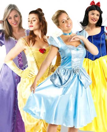 Fantasia de grupo de princesa da Disney