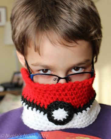 Diy crochet pokemon ბავშვები cowl