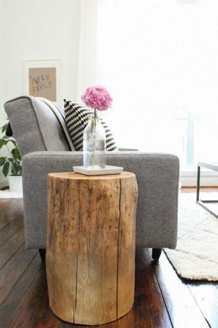 Table d'appoint bricolage Ombre Stump