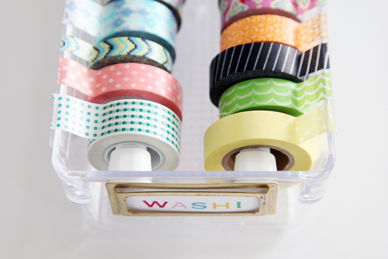 Washi-tape organisator