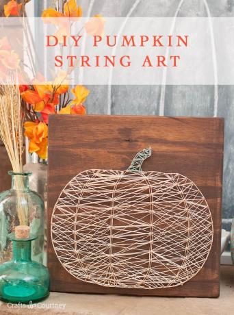 Kürbis-String-Kunst