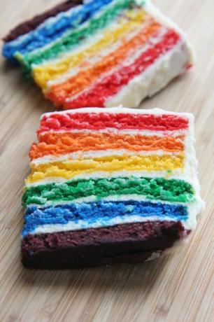 Ricetta torta a strati arcobaleno fatta in casa 2 682x1024