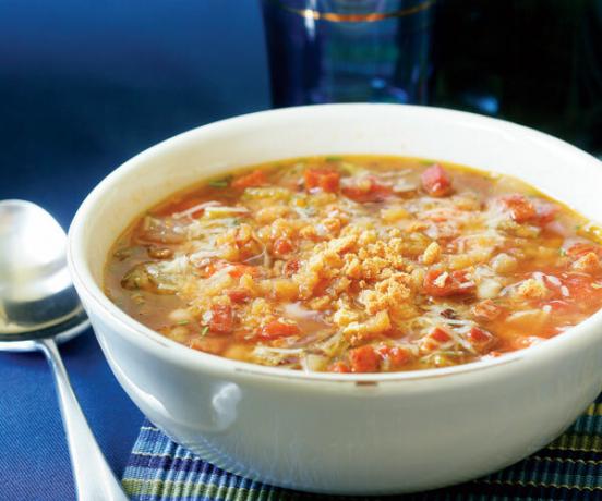 Тосканска селска супа с розмарин и панчета