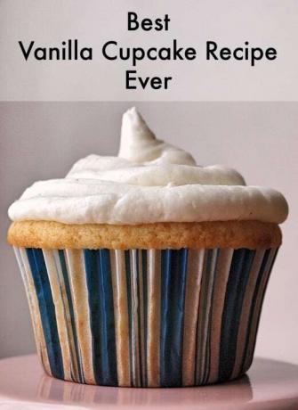 Den bedste vanilje cupcake nogensinde