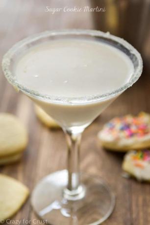Martini con biscotto di zucchero