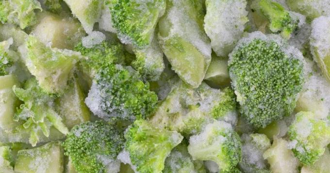 Bevroren broccoliroosjes.