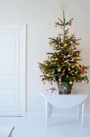 DIY hrnkový vánoční strom
