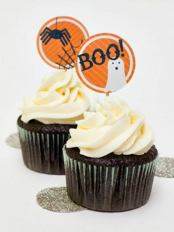 Boo cupcake toppers