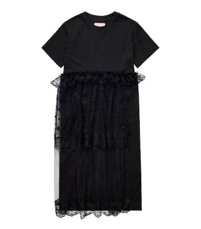 Х&М хаљина са мајицама са детаљима од тила