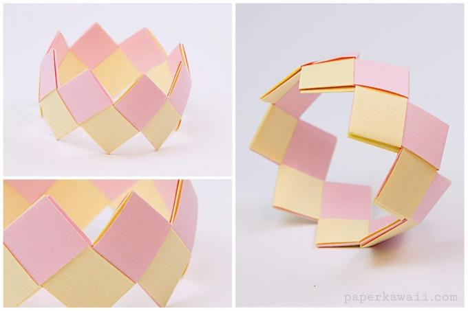 Модуларне наруквице од оригамија